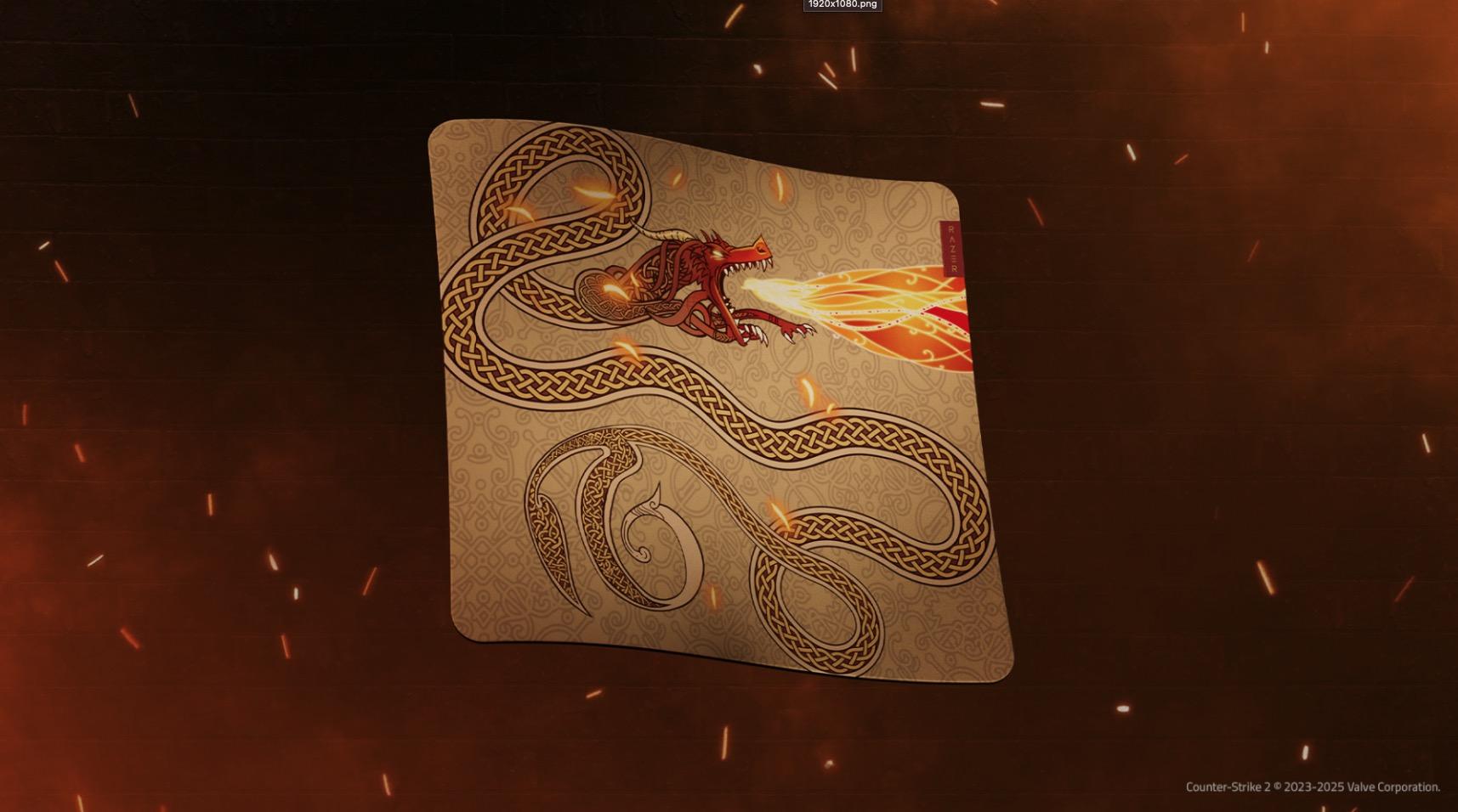 Pad chuột mềm mại với thiết kế Dragon Lore đồng bộ